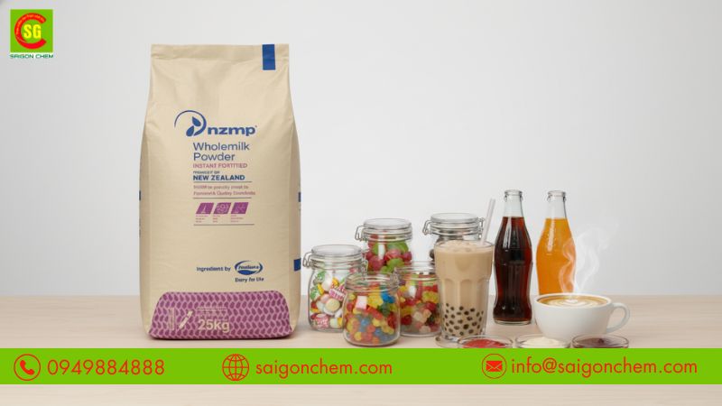 Bột sữa nguy&ecirc;n kem tạo vị b&eacute;o tự nhi&ecirc;n ổn định